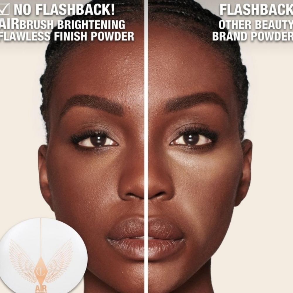 Charlotte Tilbury Airbrush Flawless Finish Brightening Powder, Fair/Med, 9g, NIB - Picture 4 of 6